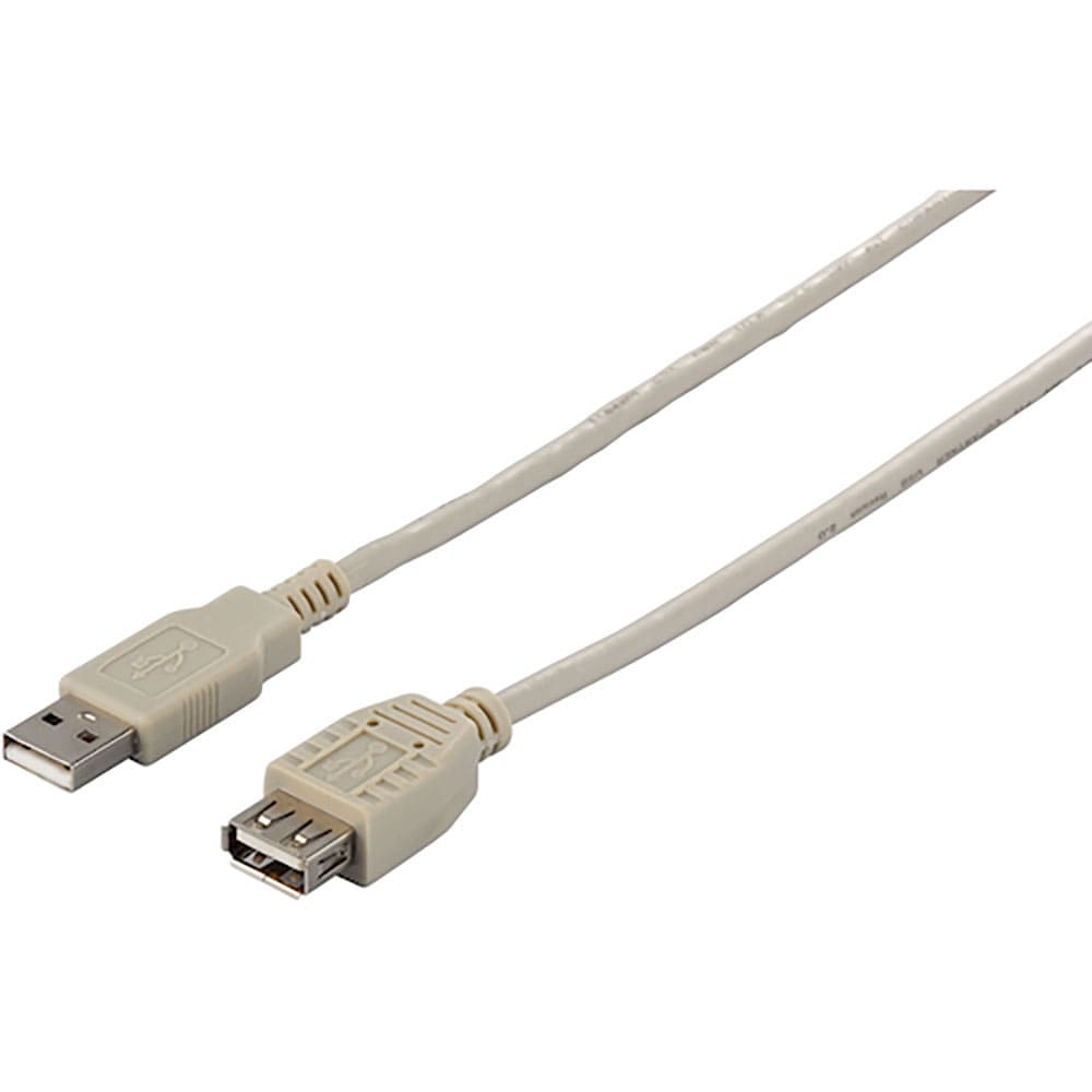 ＢＵＦＦＡＬＯ　ＵＳＢ２．０延長ケーブル（Ａ　ｔｏ　Ａ）　１．５ｍ　アイボリー　ＢＳＵＡＡ２１５Ｉ＿
