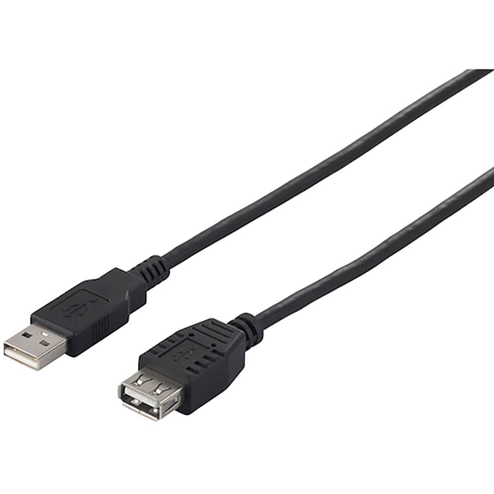 ＢＵＦＦＡＬＯ　ＵＳＢ２．０　Ａ　ｔｏ　Ａ　延長ケーブル　３．０ｍ　ブラック　ＢＵ２ＡＡ３０ＢＫ＿