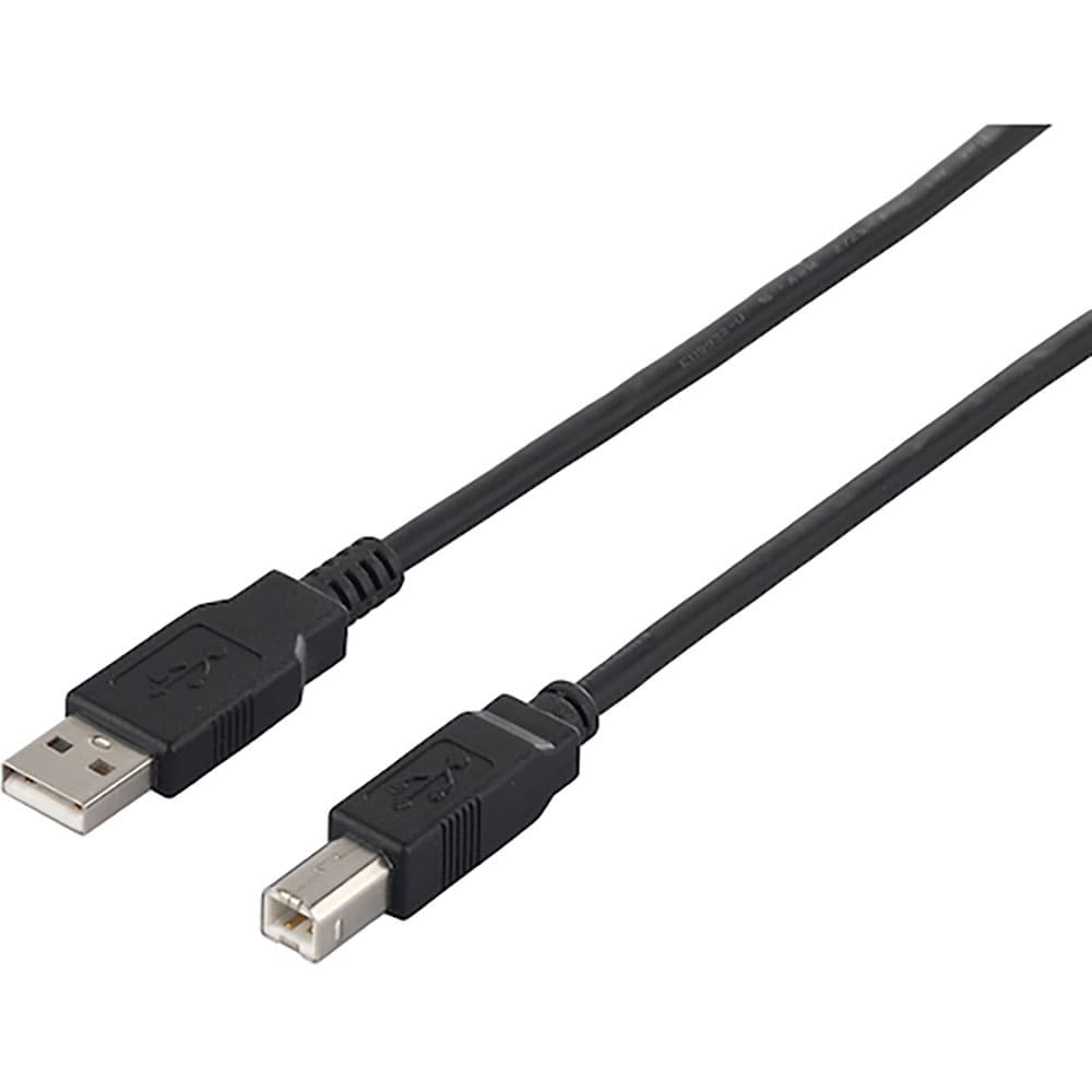 ＢＵＦＦＡＬＯ　ＵＳＢ２．０　Ａ　ｔｏ　Ｂ　ケーブル　１．０ｍ　ブラック　ＢＵ２ＡＢ１０ＢＫ＿