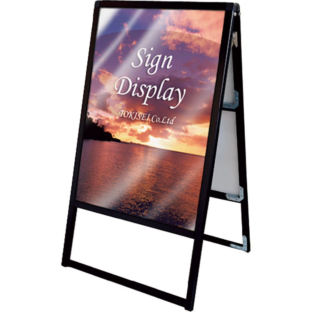 ＴＯＫＩＳＥＩ　ブラックバリウススタンド看板　アクリルタイプ　Ａ１両面　ＢＶＡＳＫＡＣＡ１Ｒ＿