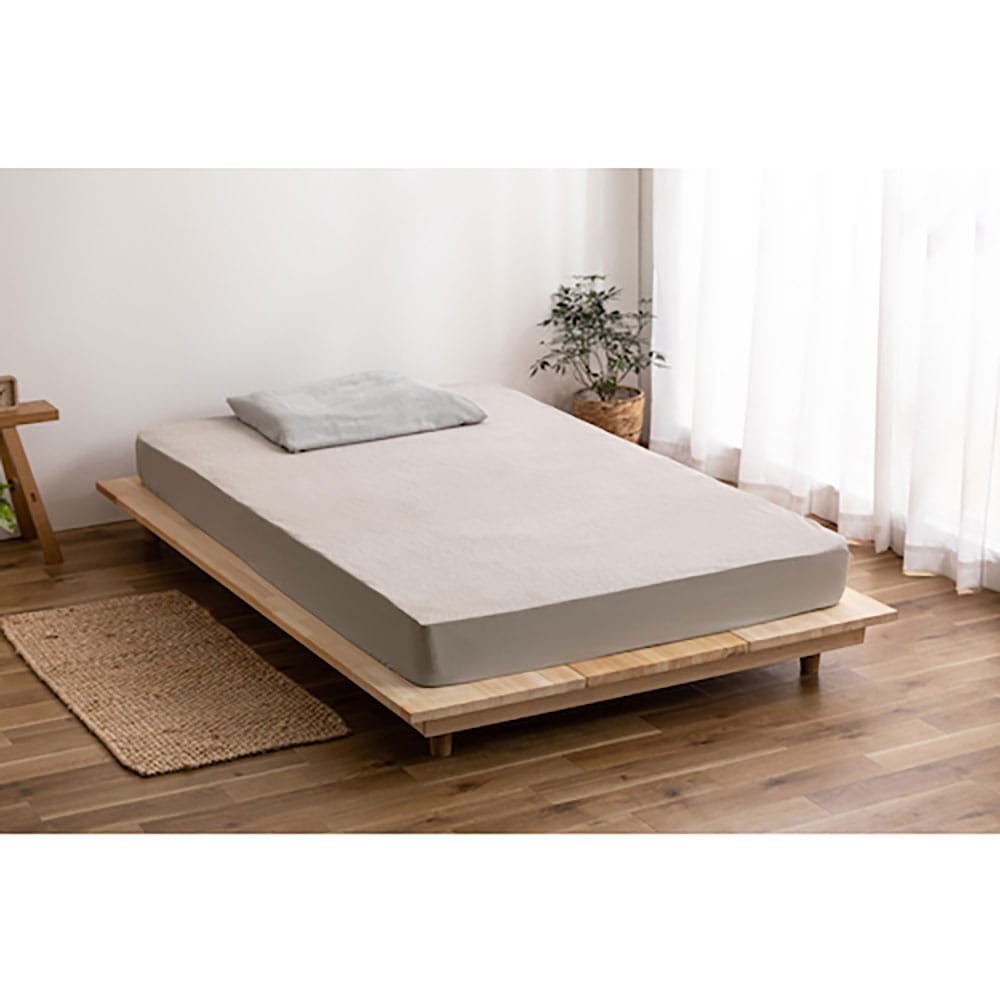 ＩＲＩＳ　１０３５０１　透湿防水ボックスシーツ　シングル　ベージュ　ＢＸＳ－ＴＣＳＴ－Ｓ－ＢＥ＿