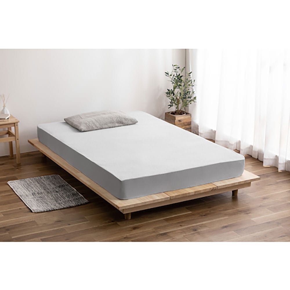 ＩＲＩＳ　１０３４９９　透湿防水ボックスシーツ　シングル　ライトグレー　ＢＸＳ－ＴＣＳＴ－Ｓ－ＲＨ＿