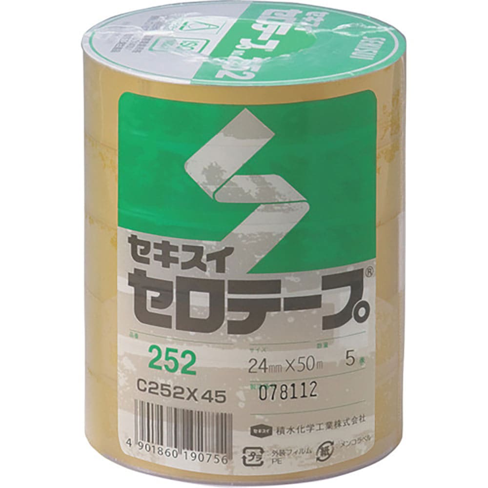 積水　セロテープ＃２５２　２４Ｘ５０　Ｃ２５２Ｘ４５＿