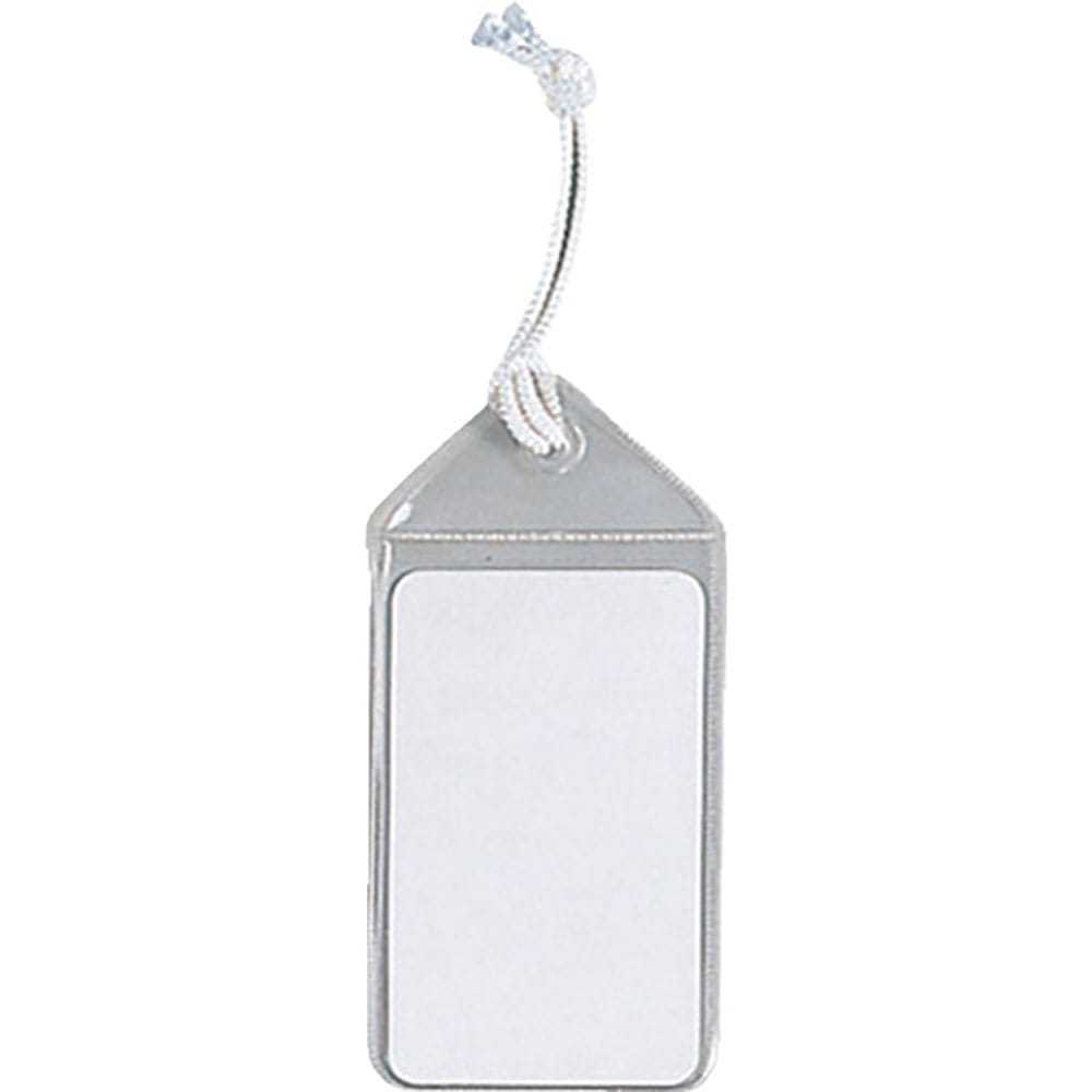 共栄プラスチック　ネームタッグ　５枚入り　クリア　Ｃ－８０－５－Ｃ＿