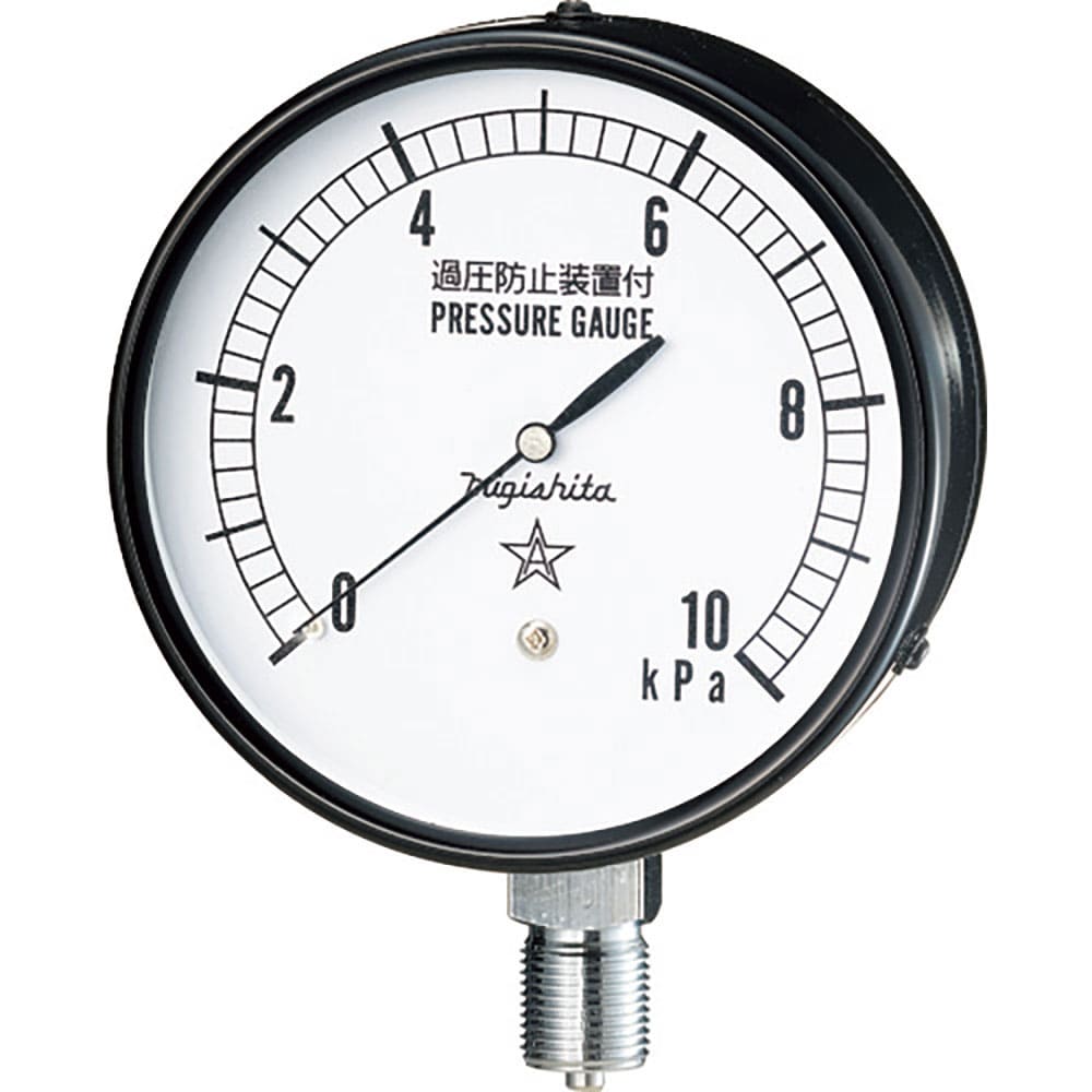 右下　微圧計　圧力レンジ０～２５ｋＰａ　接続部サイズＧ３／８Ｂ　ＣＡ４１１－２１１－２５ＫＰＡ＿