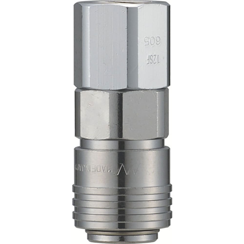 ナック　クイックカップリング　ＡＬ１０型（スーパー１０）　真鍮製　オネジ取付用　ＣＡＬ１２ＳＦ＿