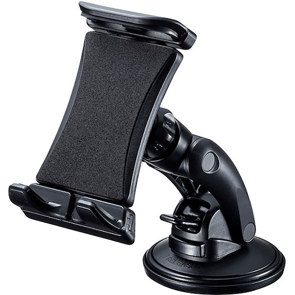 ＳＡＮＷＡ　車載用タブレットホルダー（吸盤式）　ＣＡＲ－ＨＬＤ１３ＢＫ＿