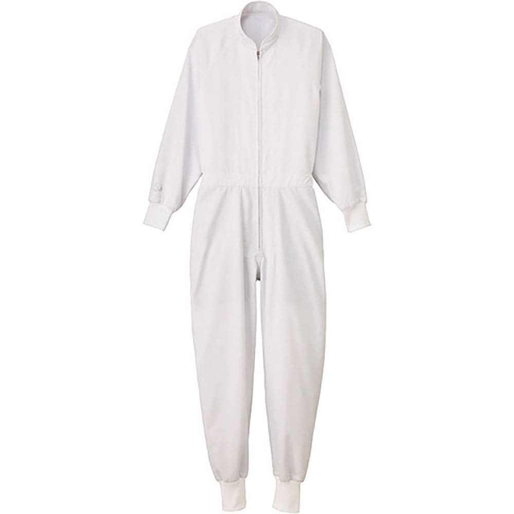 サンペックス　男女兼用ツナギ　ホワイト　ＣＤ－６１９－ＬＬ＿