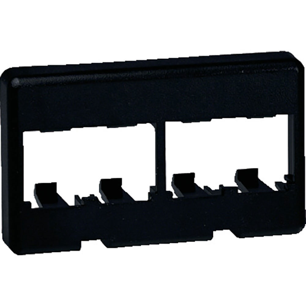ＰＡＮＤＵＩＴ　４ポート用家具用プレート　黒　ＣＦＦＰ４ＢＬ＿