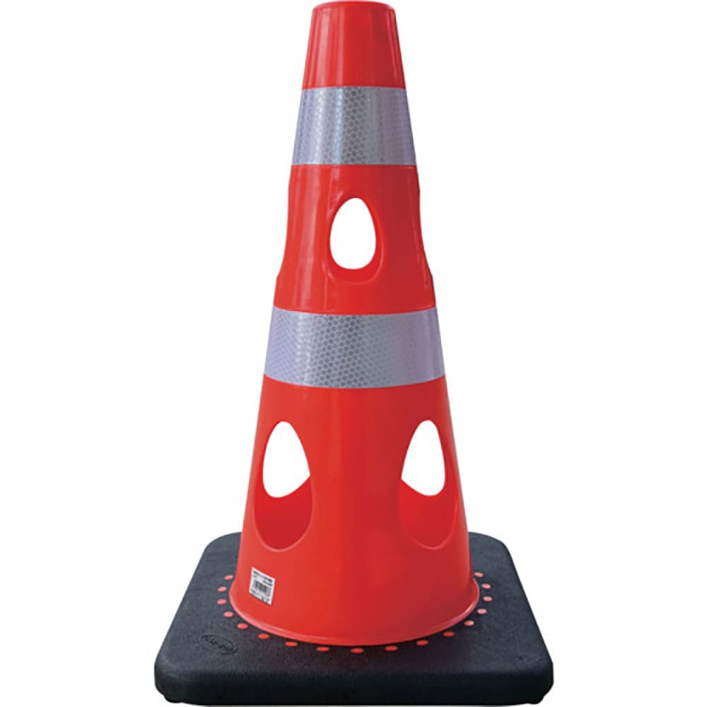 ＣＡＲ－ＢＯＹ　穴あきコーン４５０　反射ホワイト　レッド　ＣＨＲ－４５０ＲＥ＿