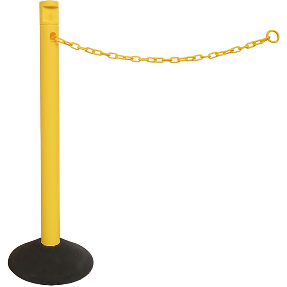 ＣＡＲ－ＢＯＹ　チェーンスタンド　カラープラポール２．５ｍチェーン入りポールセット　イエロー　ＣＮ＿