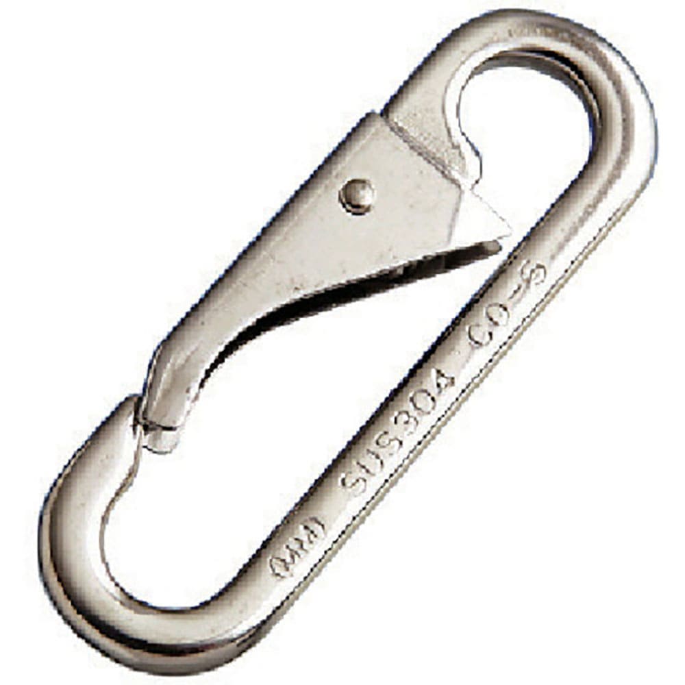 水本　ステンレス　スナップフック　ＣＯ型　長さ８０ｍｍ　使用荷重０．２９ｋＮ　ＣＯ－５＿