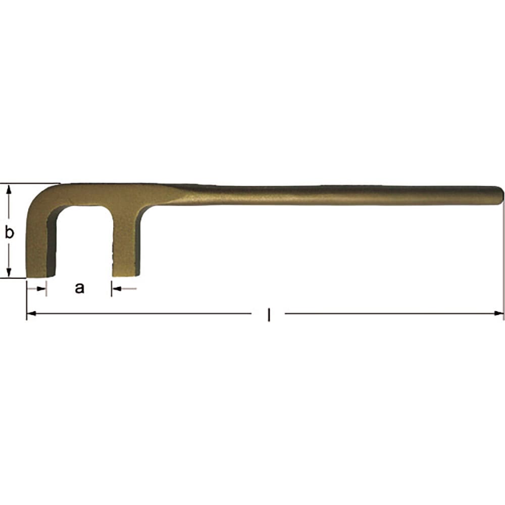 Ａｍｐｃｏスイス　防爆バルブハンドル　防爆バルブウィールレンチ　フック角型　開口３６ｍｍ　ＣＸ１３＿