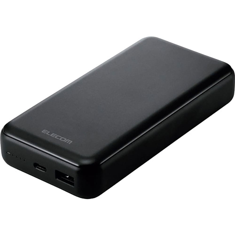 ＥＬＥＣＯＭ　モバイルバッテリー　２００００ｍＡｈ　ＵＳＢ－Ａ出力１ポート　ＵＳＢ－Ｃ入出力１ポー＿