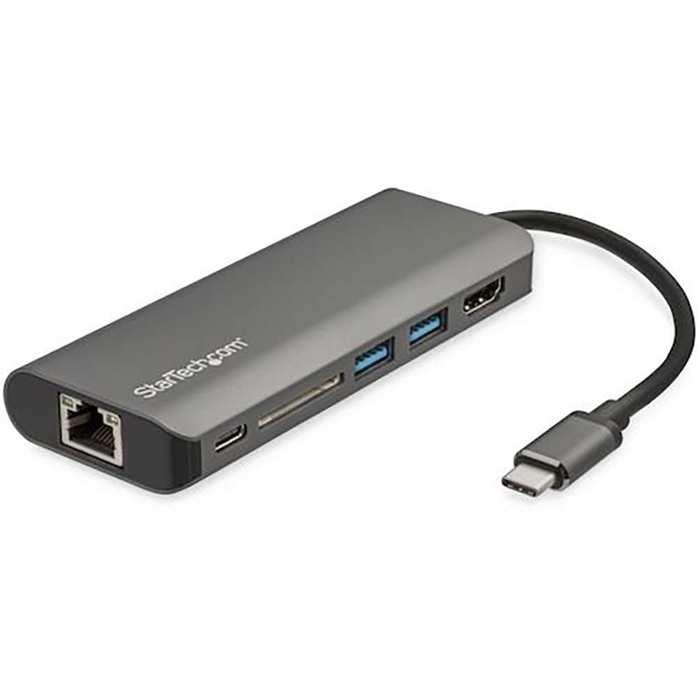 ＳｔａｒＴｅｃｈ　ＵＳＢマルチハブ／ＵＳＢ－Ｃ／４Ｋ３０Ｈｚ　ＨＤＭＩ／６０Ｗ　ＰＤ／３ｘ　ＵＳＢ＿