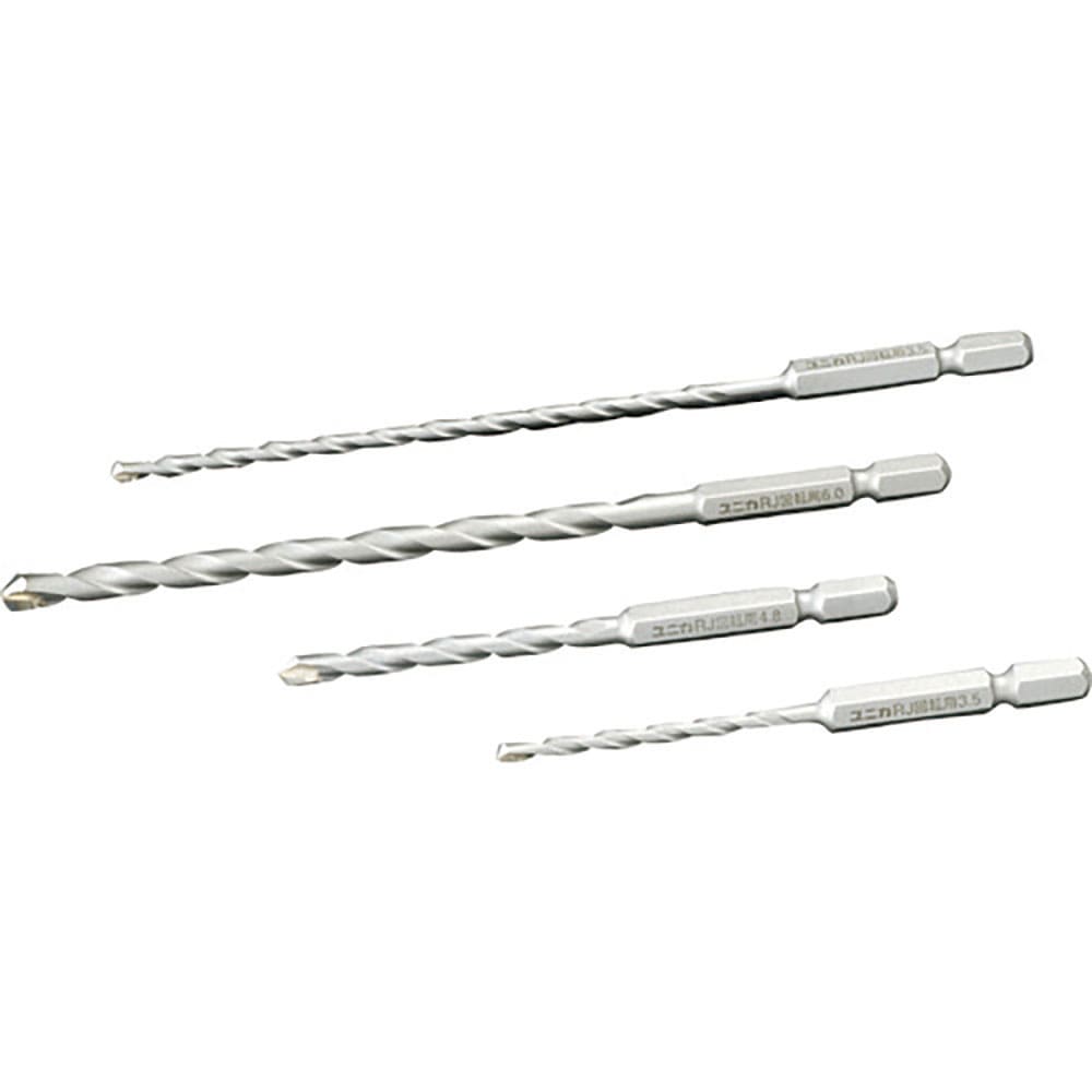 ＵＮＩＫＡ　充電ドライバービットドリル　４．３ｍｍ　３本セット　ＤＰ３－ＲＪ４３＿