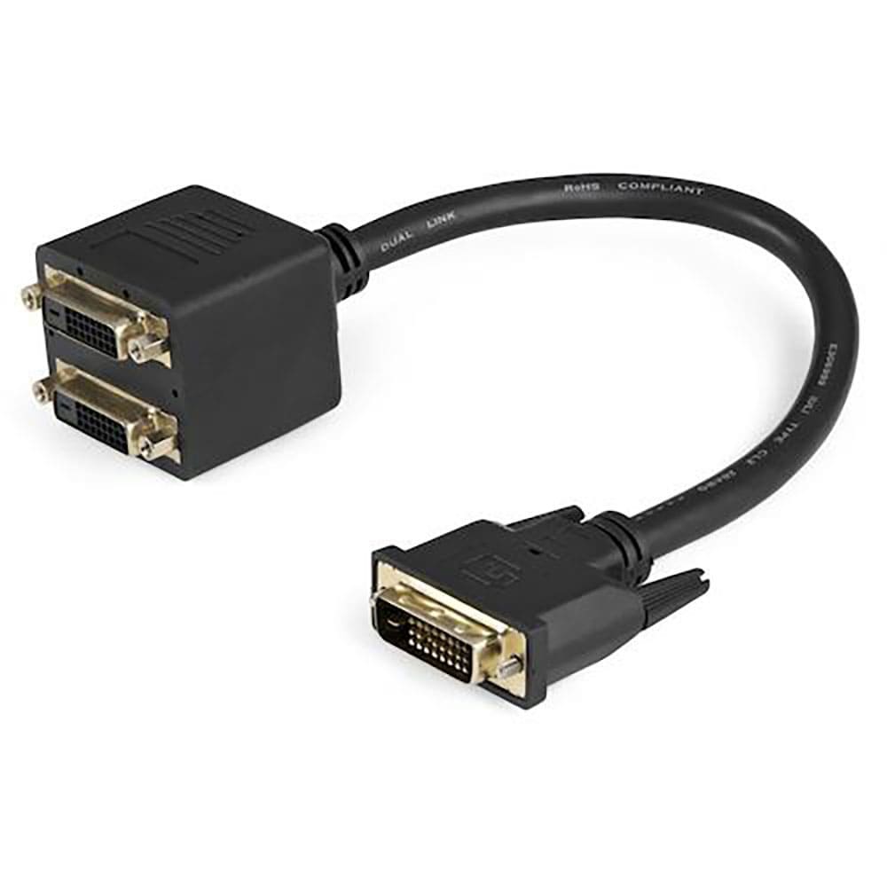 ＳｔａｒＴｅｃｈ　ＤＶＩ－Ｄケーブル／３０ｍ／スプリッター／ＤＶＩ－Ｄ　－　２ｘ　ＤＶＩ－Ｄ／オス＿