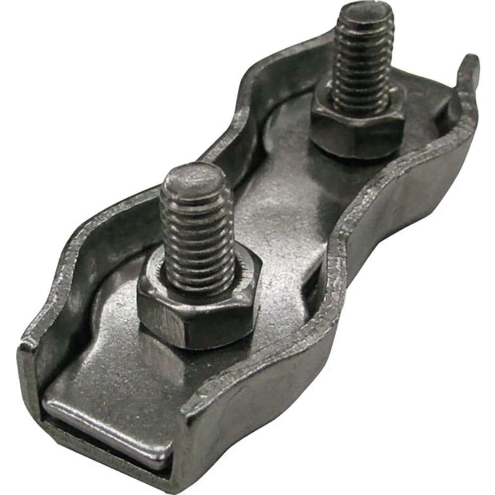 水本　ダブルワイヤークリップ　使用ロープ径３ｍｍ　ねじ径Ｍ－５　ＤＷＣ－４＿