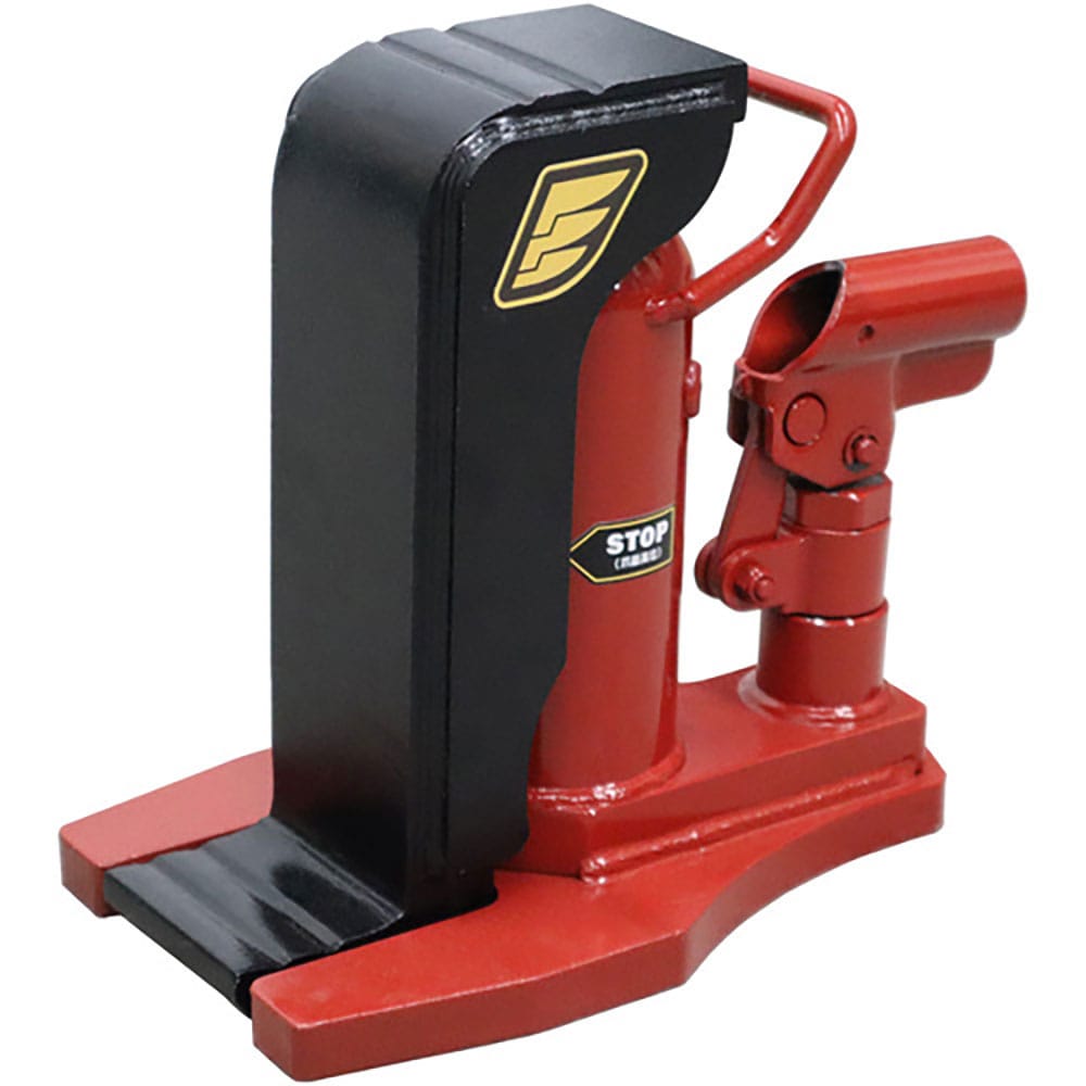 イーグル　レバー回転・安全弁付爪つきジャッキ　爪能力２ｔ　Ｅ－０４０＿