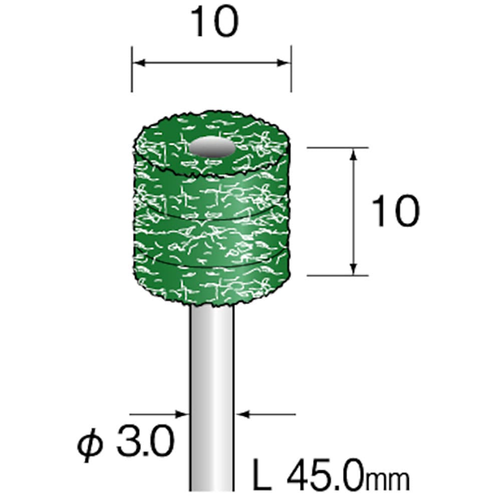 Ｍｉｎｉｍｏ　クッションサンダー　積層＃３２０　φ１０　（３本入）　ＥＡ５０１３＿