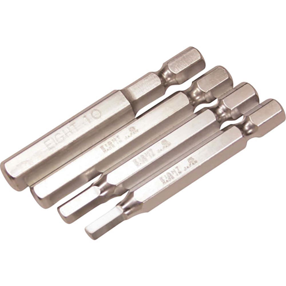 ＥＩＧＨＴ　六角棒ビット　対辺８ｍｍ　溝１３ｍｍ　５ｍｍＸ７０　単品　ＥＡ－６７　５ＭＭＸ７０＿