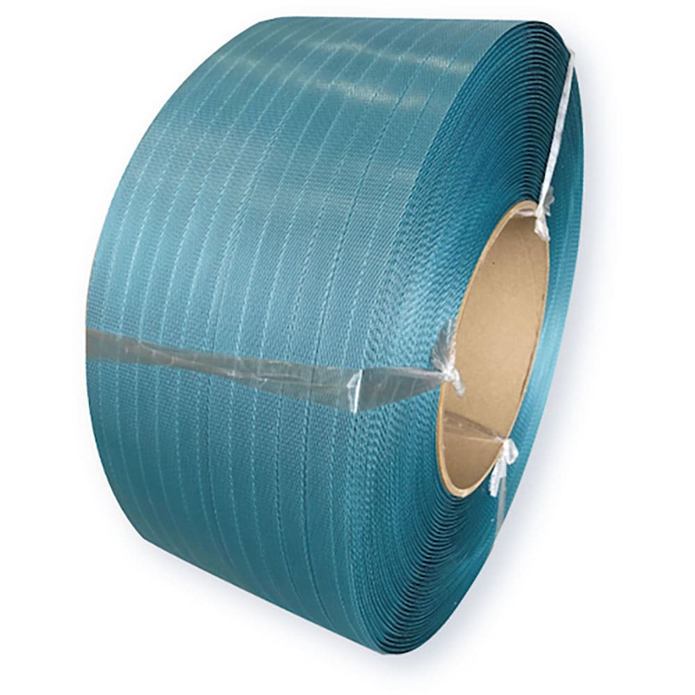ウッドプラスチック　再生ＰＰバンド　グリーンライトバンド（機械用）ｅＤＨ１２　青　１２ｍｍ×３００＿