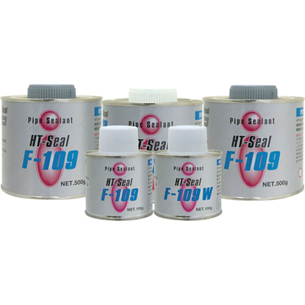 ヘルメチック　配管用シール剤　Ｆ－１０９Ｗ（ホワイト）　５００ｇ　Ｆ－１０９Ｗ５００＿