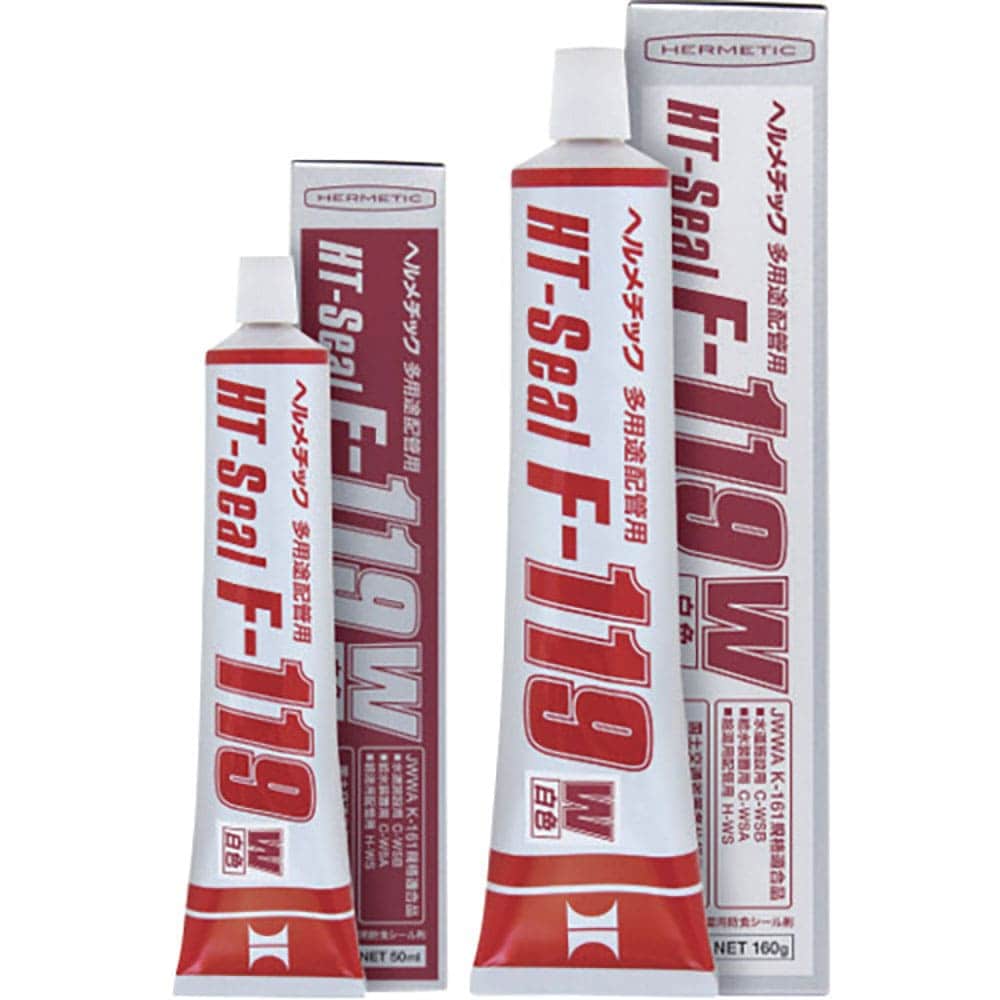 ヘルメチック　多用途配管用シール剤　Ｆ－１１９Ｗ（白色）　５０ｍｌ　Ｆ－１１９Ｗ５０＿