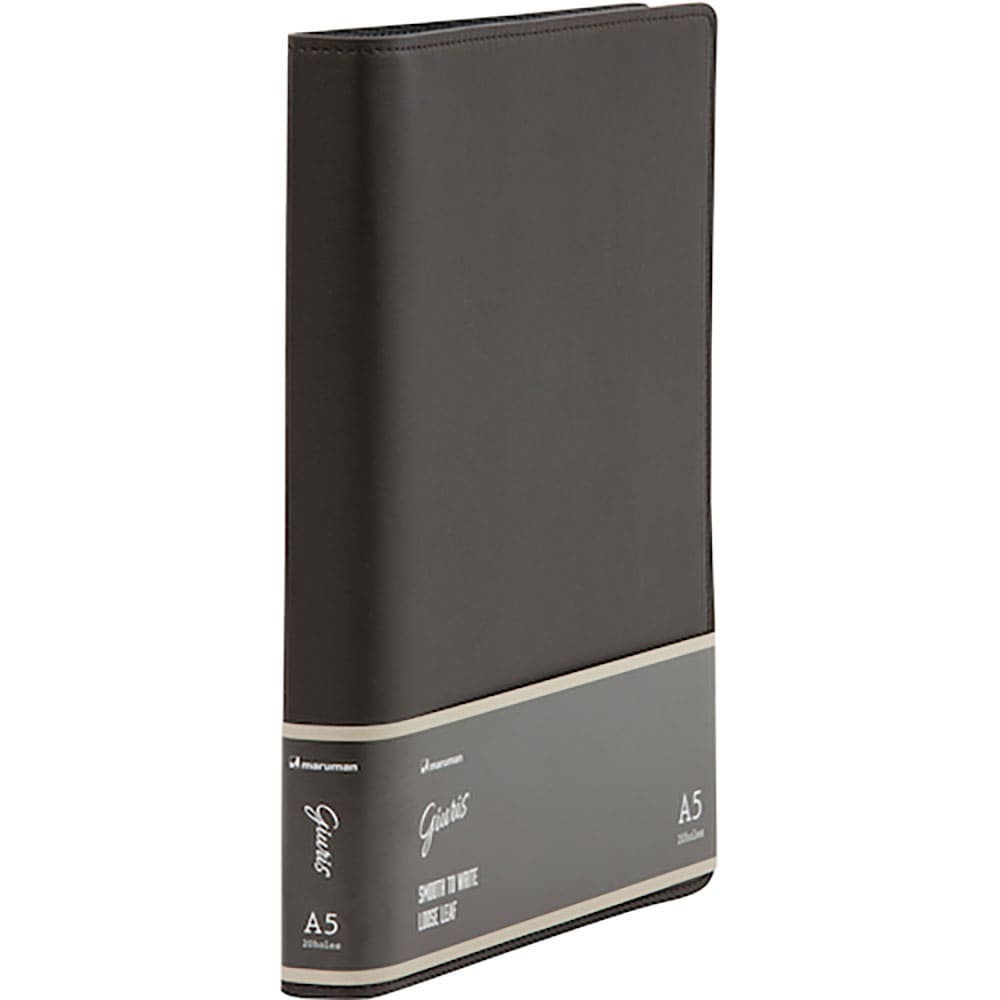 ｍａｒｕｍａｎ　Ａ５　バインダー　ジウリス　Ｄブラウン　Ｆ２９０－２７＿