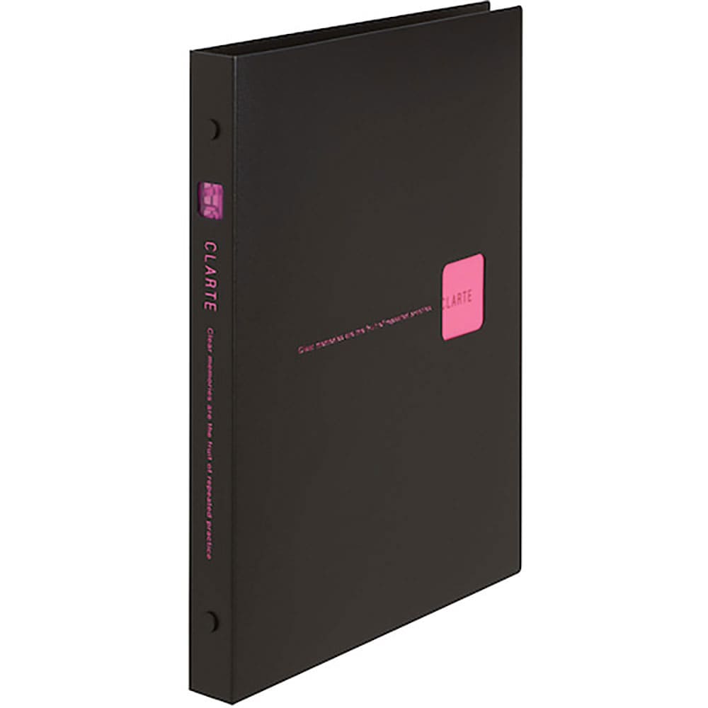 ｍａｒｕｍａｎ　Ａ５　バインダー　クラルテ　ピンク　Ｆ４１４－０８＿