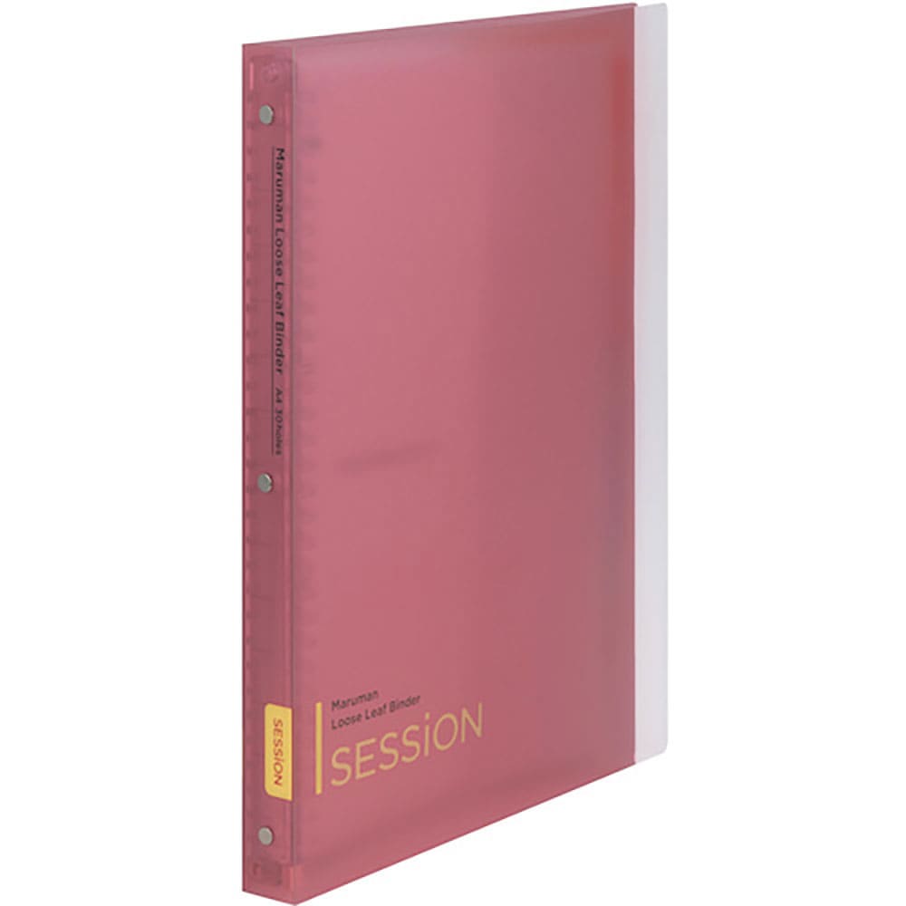 ｍａｒｕｍａｎ　Ａ４　バインダー　セッション　ピンク　Ｆ５８４－０８＿