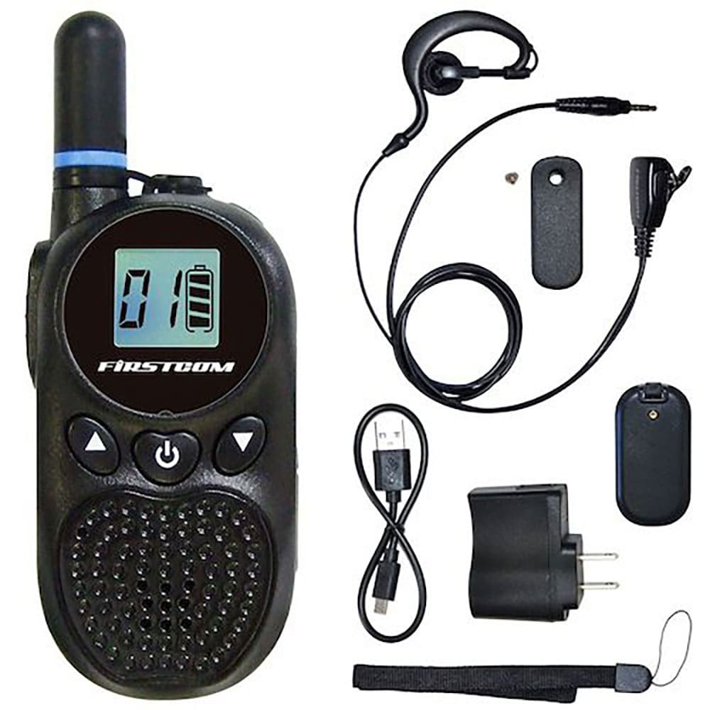 Ｆ．Ｒ．Ｃ．　日本製　超小型・特定小電力トランシーバー（ブラック）　ＦＣ－Ｂ２０３ＢＫ（Ｗ）＿