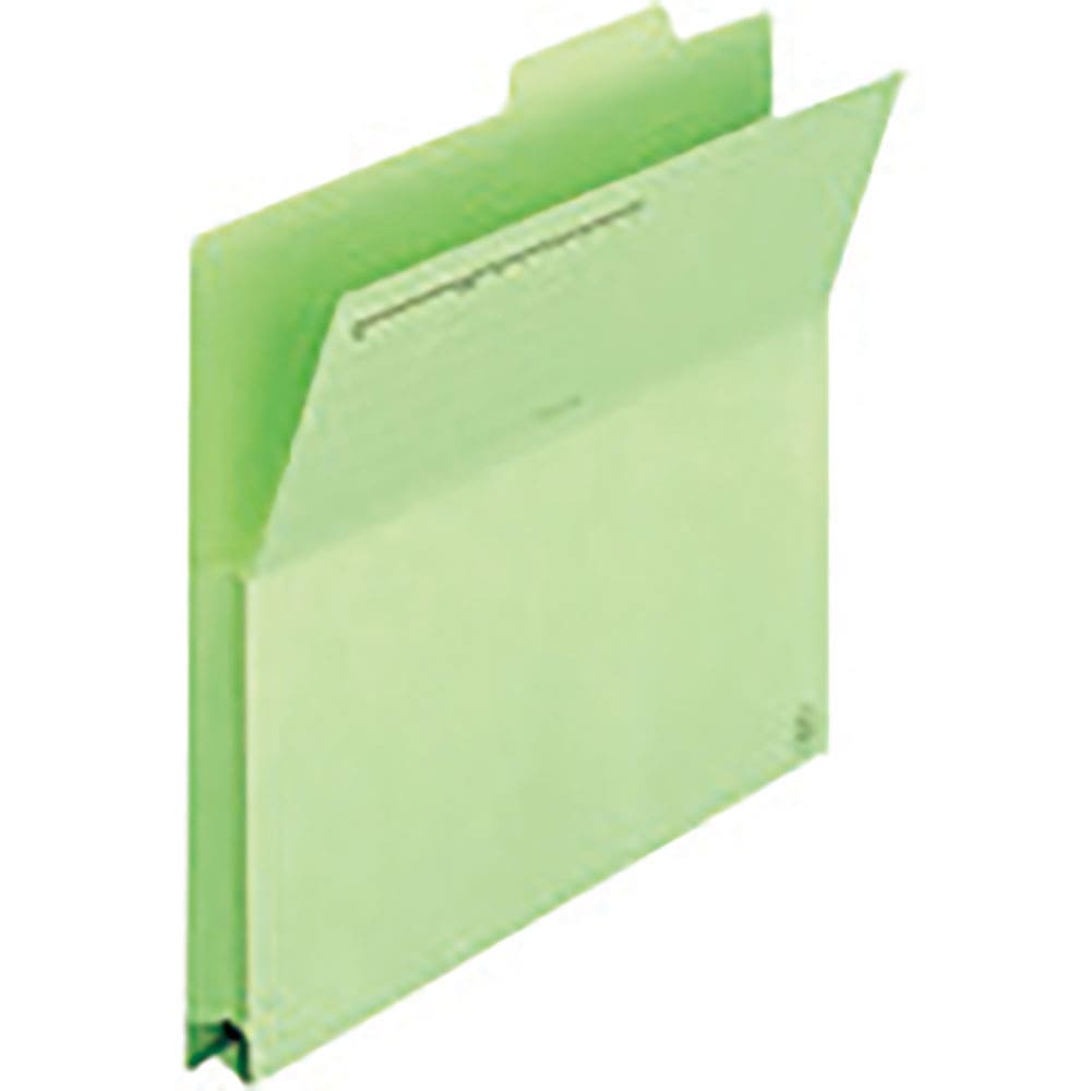 ＰＬＵＳ　２９４５９２）持出しフォルダ－　ＦＬ－０６１ＰＦ　Ａ４Ｅ　緑　１０枚　ＦＬ－０６１ＰＦ（＿