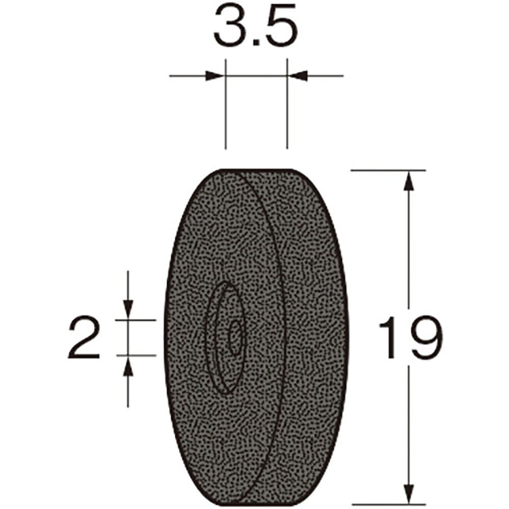 リューター　ホイール型砥石（カーボンランダムホイール）　Ｇ７２２１＿