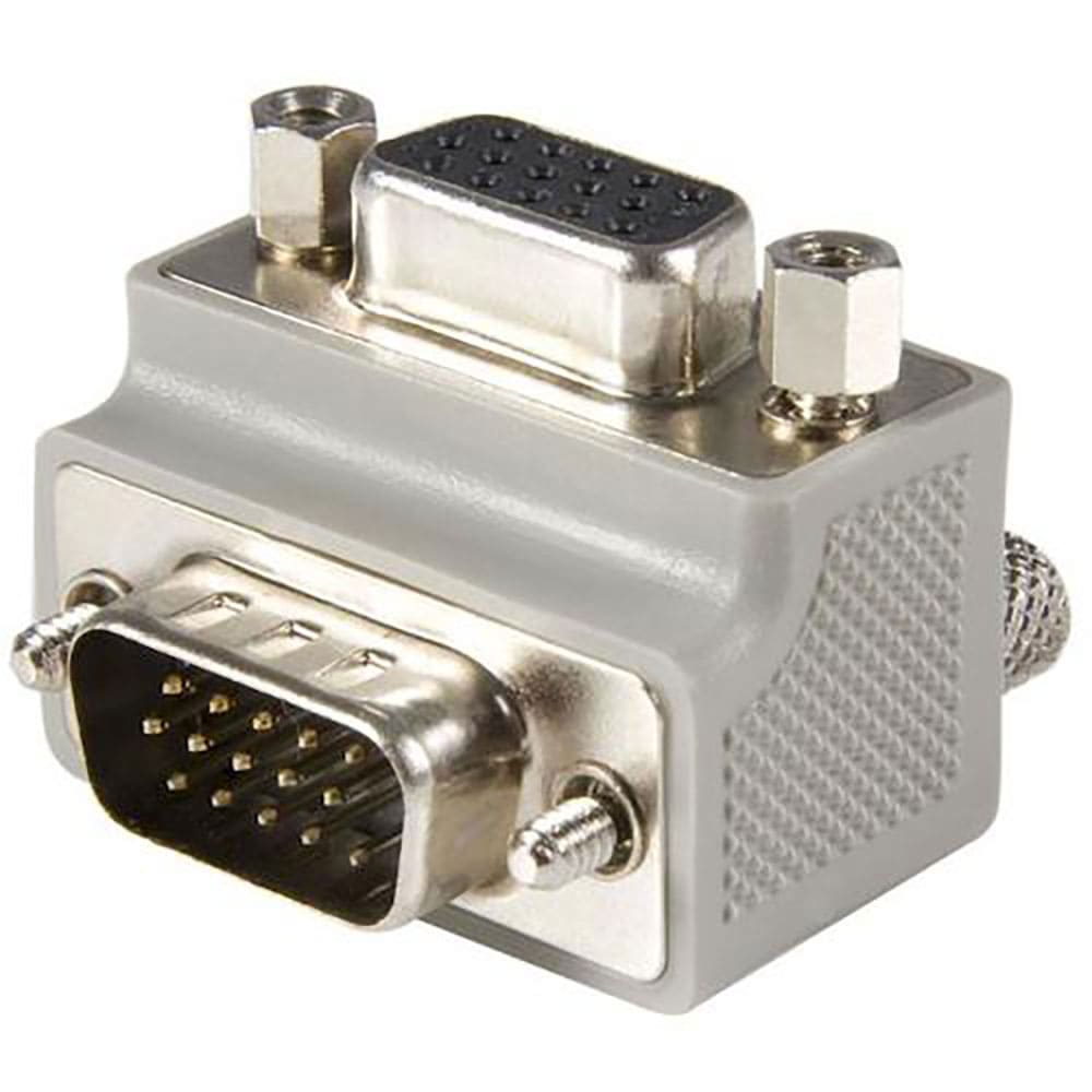 ＳｔａｒＴｅｃｈ　ディスプレイアダプター／ＶＧＡ　ジェンダーチェンジャー／Ｌ型９０度／オス－メス／＿
