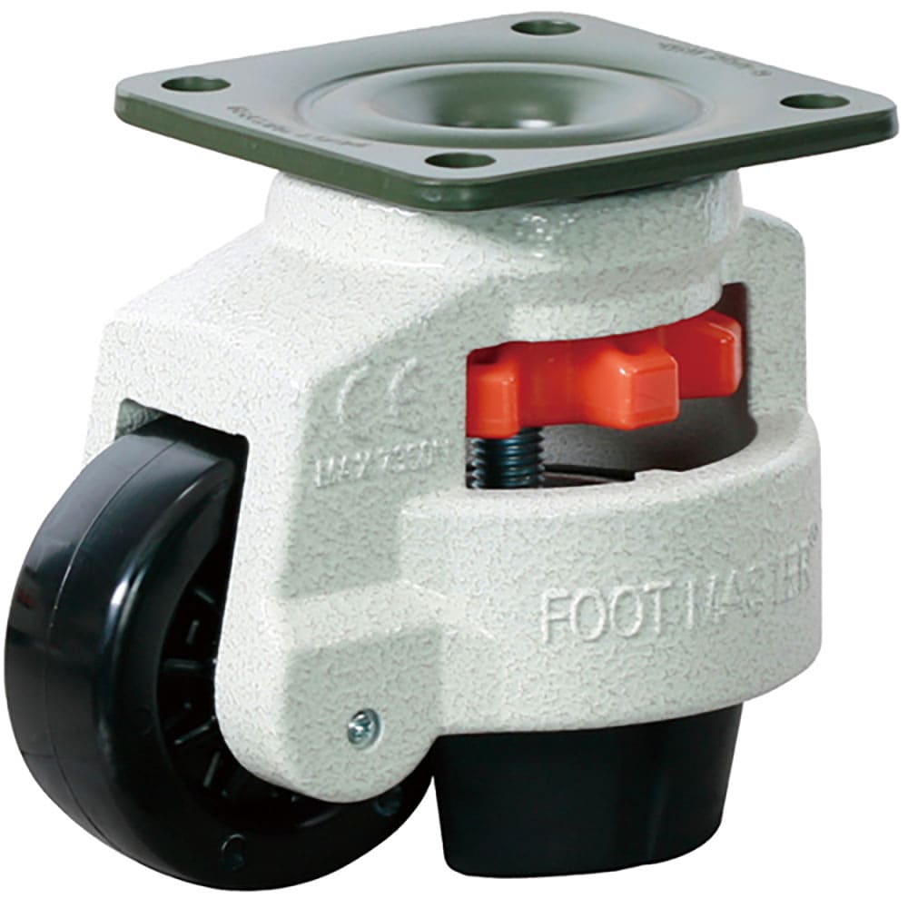 ユーエイ　プレート式レベリングキャスター１００径　ＧＤ－１００－Ｆ－ＮＹＮ＿