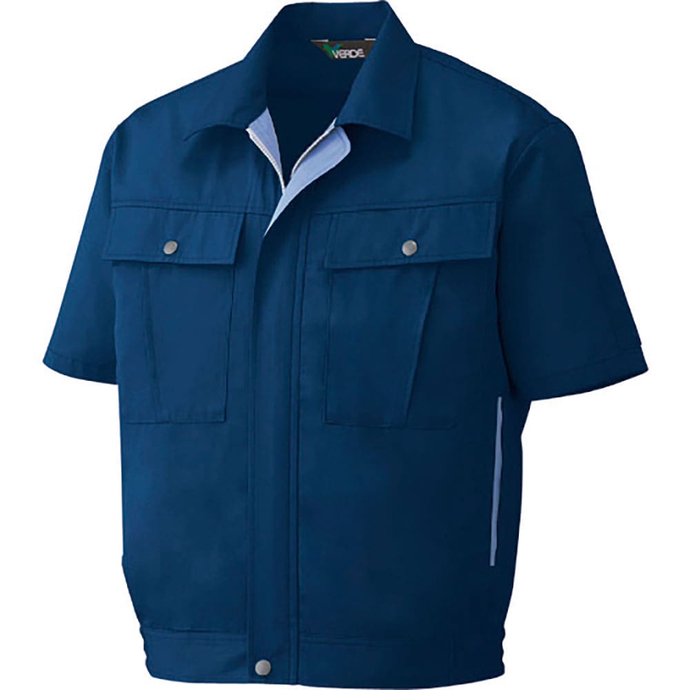 ミドリ安全　春夏　半袖ブルゾン　ネイビー　６Ｌ　ＧＳ５６７－ＵＥ－６Ｌ＿