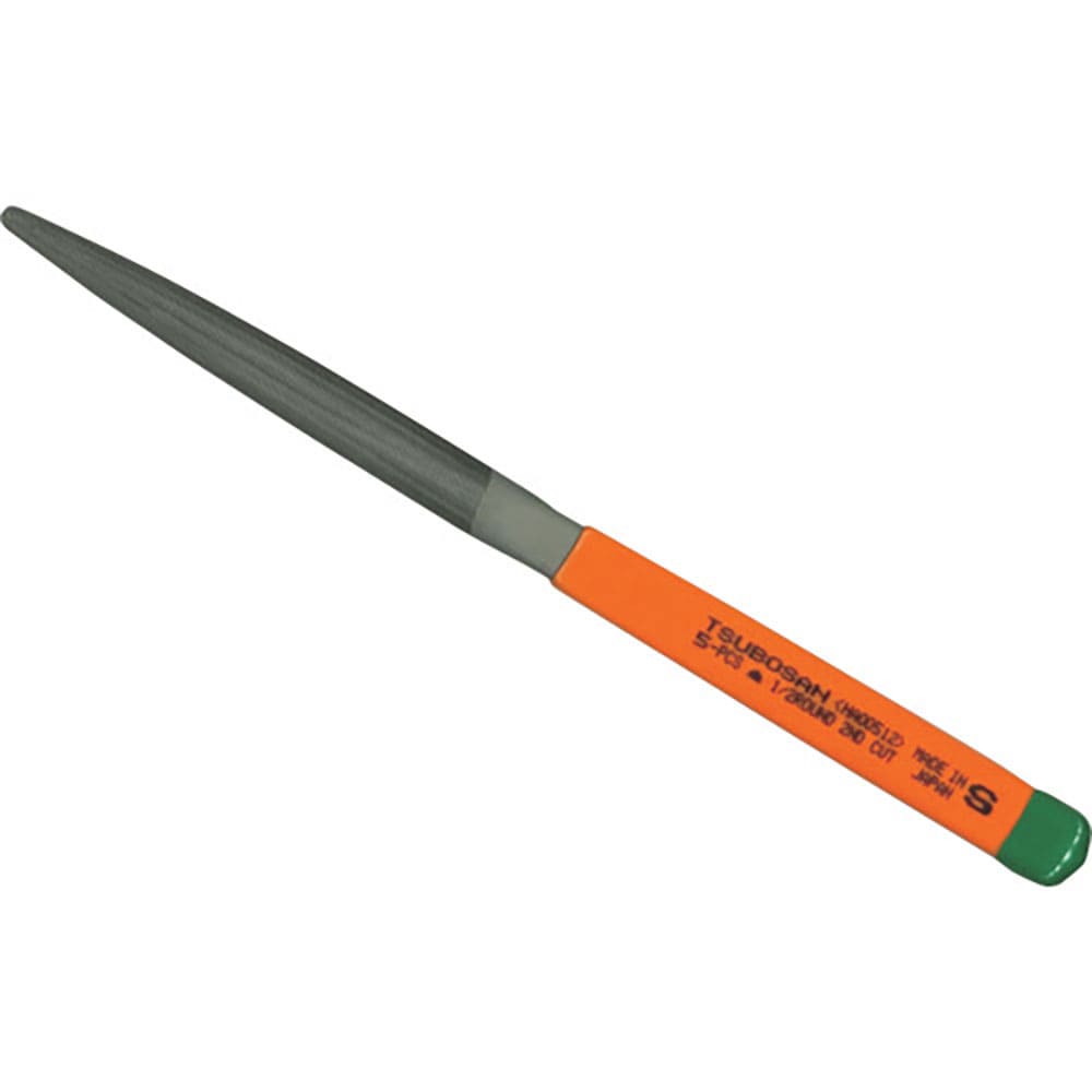 ツボサン　単目ヤスリ　１０本組　半丸　細目　ＨＡ０１０１３＿