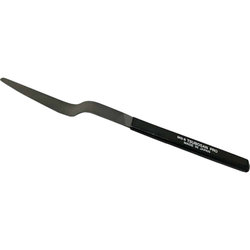 ツボサン　プロヤスリ　クランク型　５本組　半丸　中目　ＨＡＣ０５－０２＿