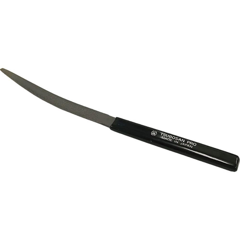 ツボサン　プロヤスリ　舟型　５本組　半丸　中目　ＨＡＳ０５－０２＿