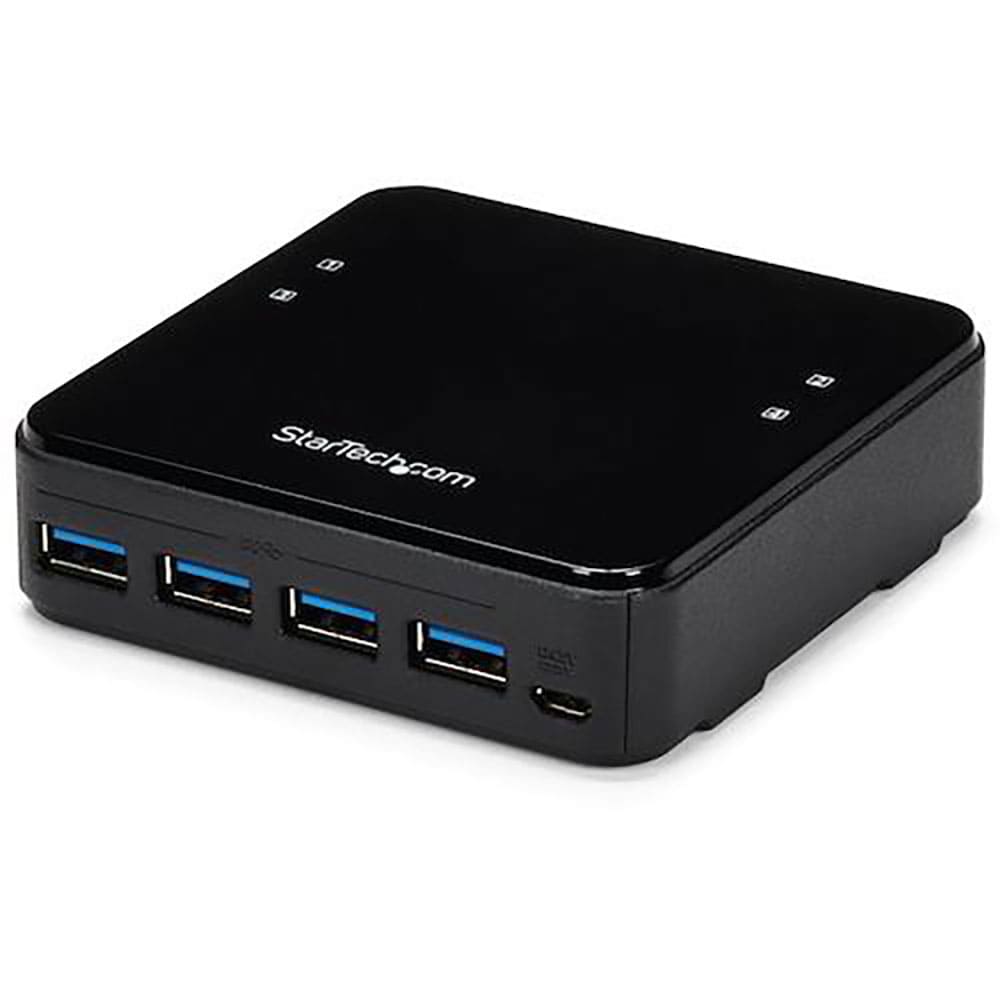 ＳｔａｒＴｅｃｈ　ＵＳＢハブ／ＵＳＢ　３．０／ＵＳＢ周辺機器共有スイッチ／パソコン４台対応　ＨＢＳ＿