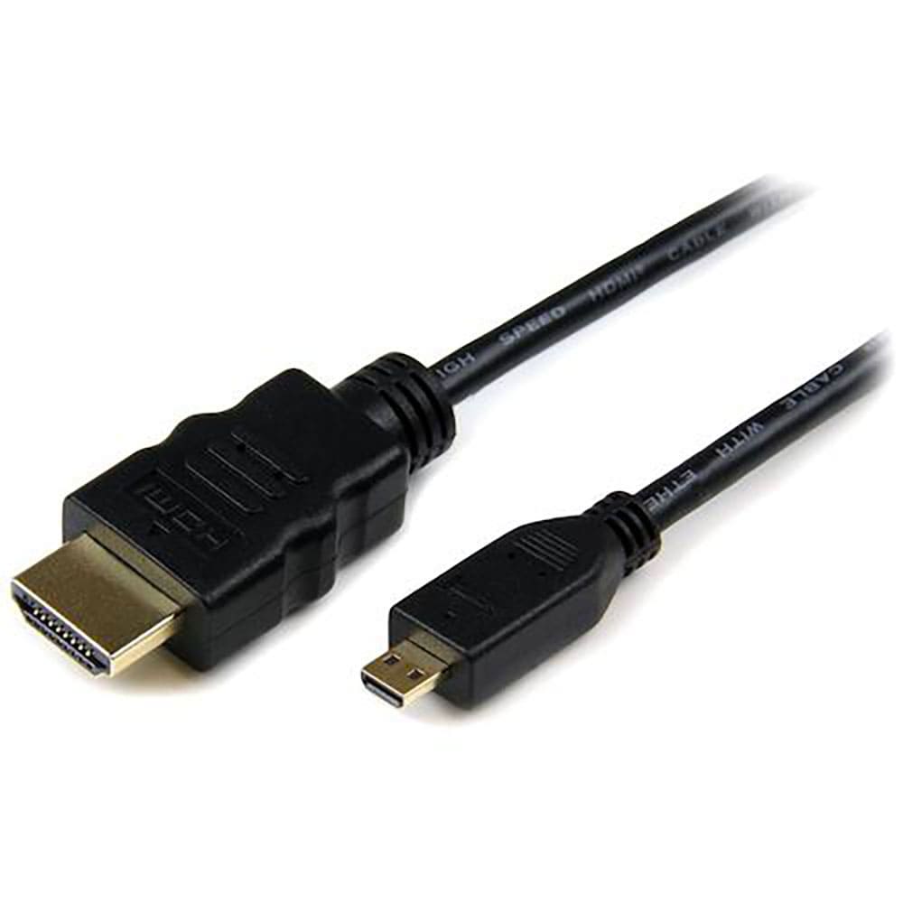 ＳｔａｒＴｅｃｈ　ディスプレイ変換ケーブル／Ｍｉｃｒｏ　ＨＤＭＩ　－　ＨＤＭＩ　１．４／１ｍ／４Ｋ＿