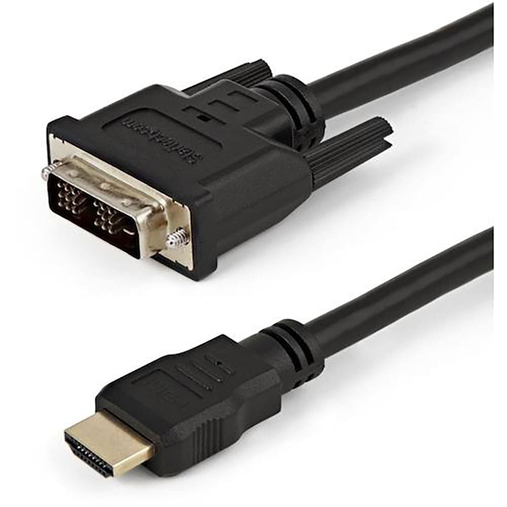 ＳｔａｒＴｅｃｈ　ディスプレイ変換ケーブル／ＨＤＭＩ　－　ＤＶＩ－Ｄ／１．５ｍ／オス－オス／モニタ＿