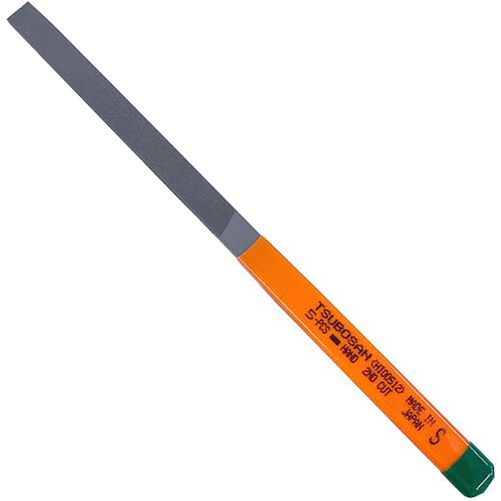 ツボサン　単目ヤスリ　１０本組　平　中目　ＨＩ０１０１２＿