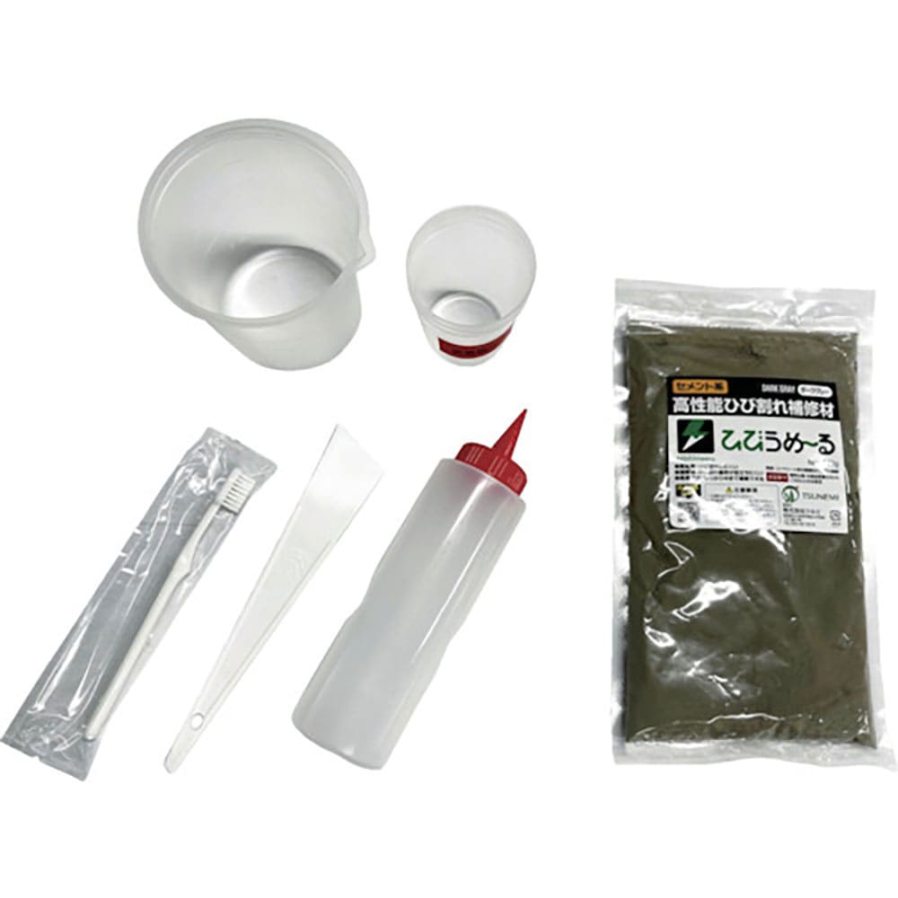 ツネミ　ひびうめ～る　ダークグレー　施工キット付き　ＨＩＢＩＵＭＥＲＵ　ＤＧＹ　ＫＩＴ＿