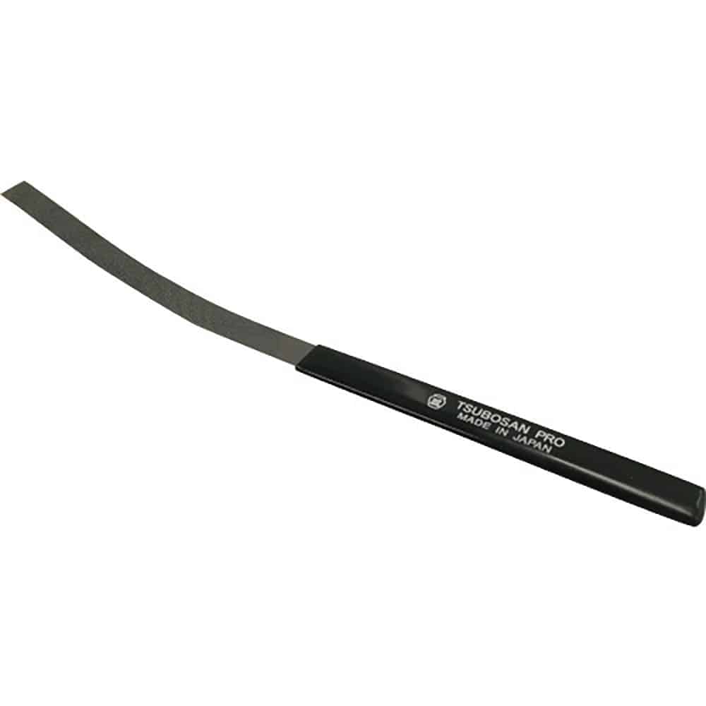 ツボサン　プロヤスリ　舟型　１０本組サイズ　平　細目　ＨＩＳ１０－０３＿