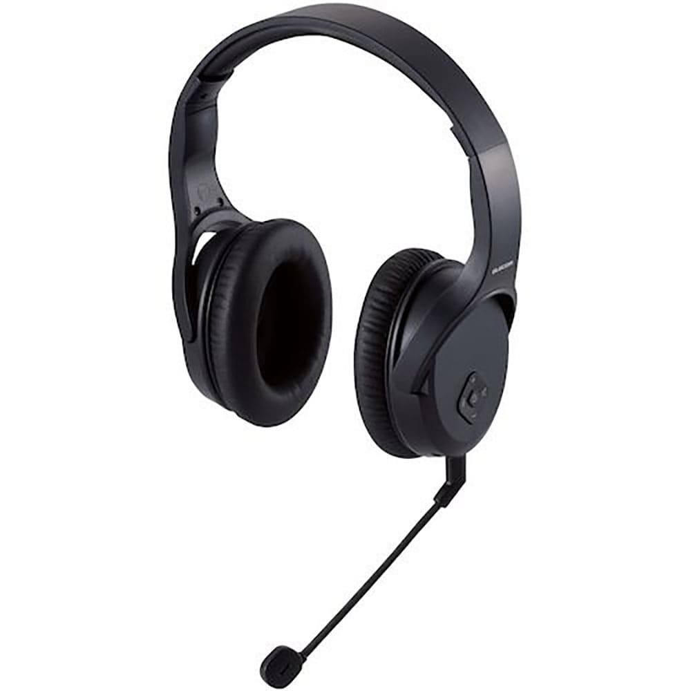 ＥＬＥＣＯＭ　無線ヘッドセット　２．４ＧＨｚワイヤレス　オーバーヘッド型　マイクアーム付き　両耳　＿