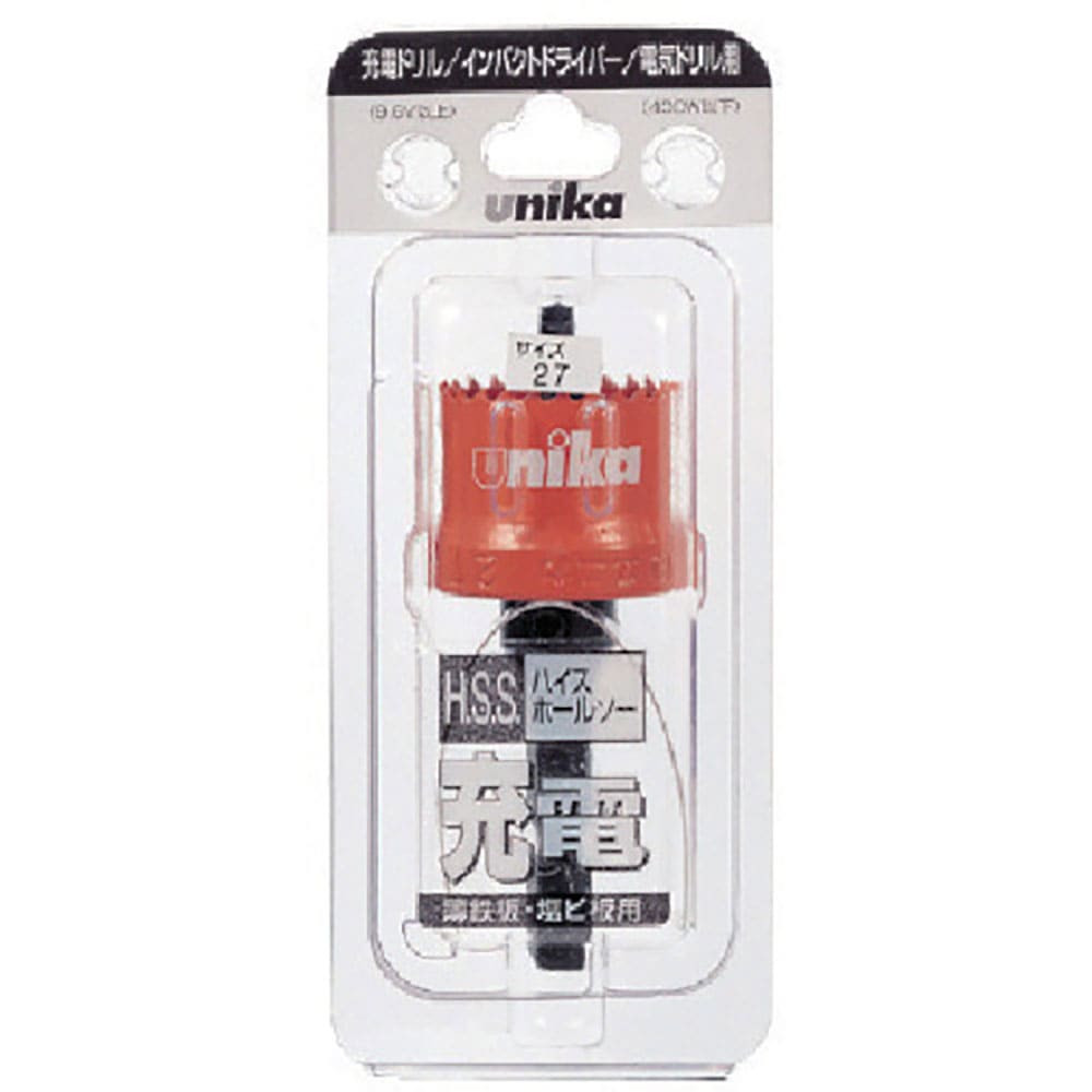 ＵＮＩＫＡ　ハイスホールソー充電２４ｍｍ　ＨＳＳＪ－２４＿