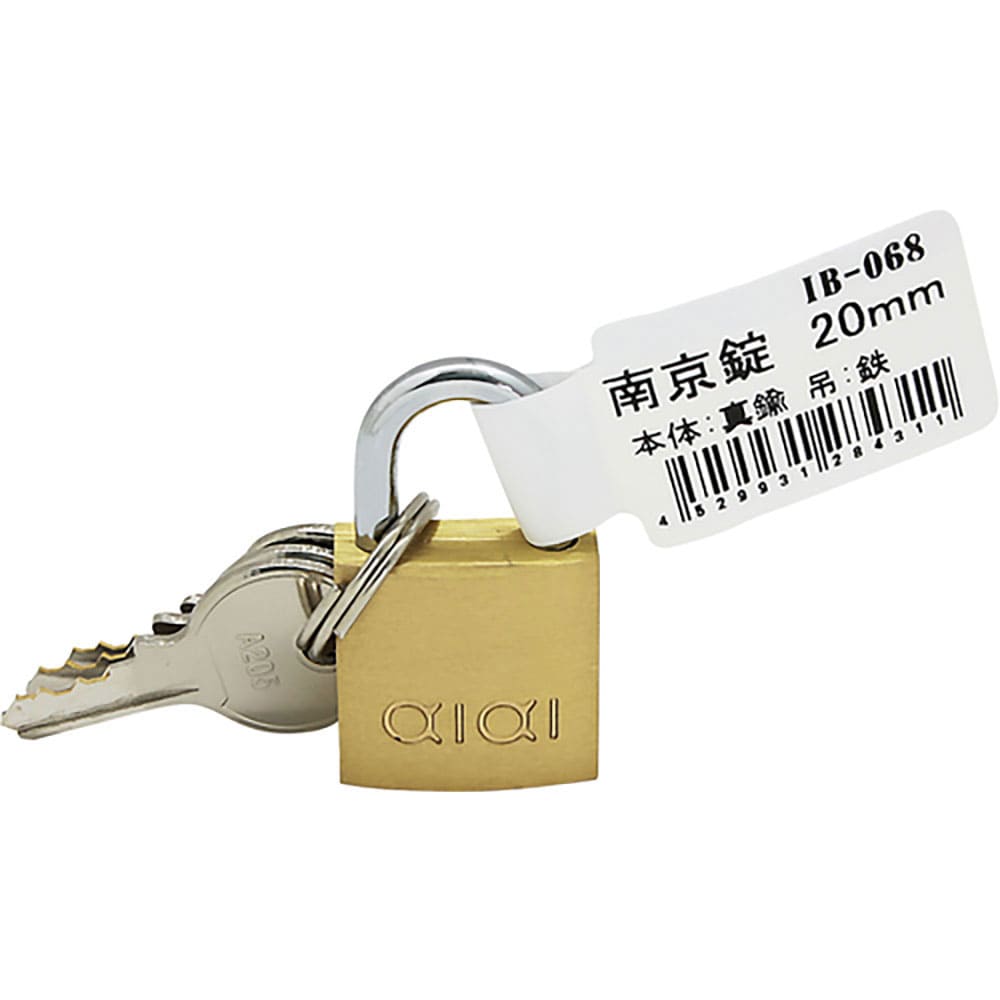 ＷＡＫＩ　南京錠　バラ　ＩＢ－０６８　２０ＭＭ　ＩＢ－０６８＿
