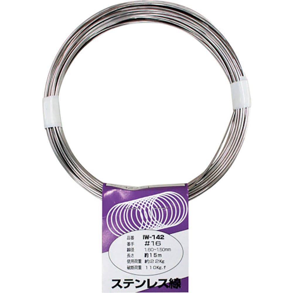 ＷＡＫＩ　ステンレス線　ＩＷ－１４２　＃１６Ｘ１５Ｍ　ＩＷ－１４２＿